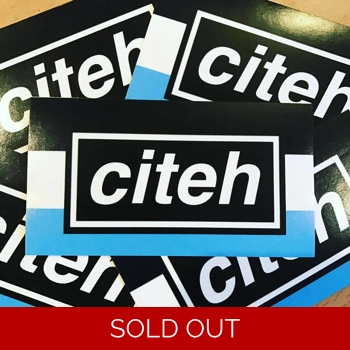 100 X Citeh Oasis Style 9cmx5cm Stickers